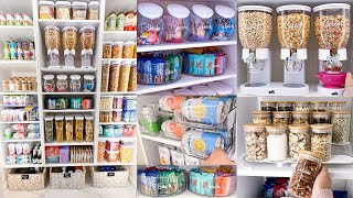 ULTIMATE PANTRY ORGANIZATION  Satisfying Clean and Pantry Restock Organizing on a Budget [upl. by Corny880]