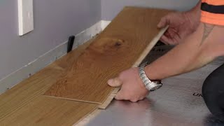 How to Install Click Together Flooring  Mitre 10 Easy As DIY [upl. by Cyrus]