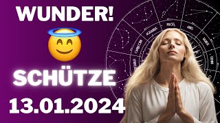 SCHÜTZE ♐️⭐️ EIN WUNDER FÜR DICH 😱 Horoskop  13Januar 2024 schütze tarot [upl. by Glantz66]