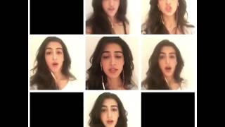 Luciana Zogbi  ft hymn for the weekend  cold playcappella [upl. by Daj]