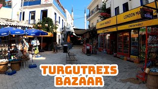 Bodrum Turgutreis Bazaar Walking Tour  MuğlaTurkey [upl. by Rehpotsirhk129]