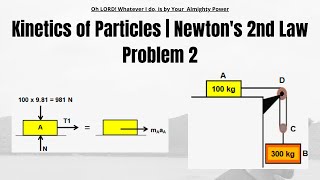 kinetics of particles engineering mechanics  Newton’s Second Law  Engineering Mechanics  132 [upl. by Pevzner]