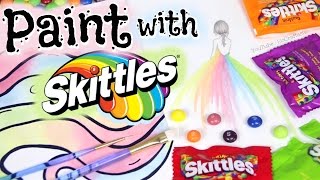 PAINTING WITH SKITTLES  SoCraftastic [upl. by Chaffinch]