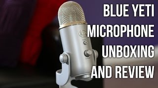 Blue Yeti Microphone Unboxing and Review  High Quality Sound Recording [upl. by Cornall611]