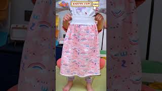 Fed Up with Nighttime BedWetting Meet Our Anti Bed Wetting Washable Diaper Skirt Potty Train [upl. by Dewain324]