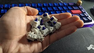 Zealios V1 Redux Sound Test Stock vs Lubed NK65 Entry [upl. by Yurik]