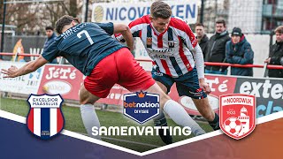 FRAAIE KOPBAL beslist duel 🎯  Excelsior Maassluis vs vv Noordwijk  Samenvatting Betnation Divisie [upl. by Osithe]