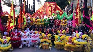 Yau Kung Moon USA  International Dragon and Lion Dance Day 2019世界龍獅日 [upl. by Esiuole]