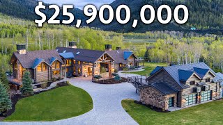 Inside a 25900000 Fully OFF GRID Utah Mega Mansion [upl. by Lienaj]