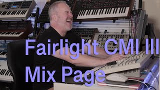 Fairlight CMI III MIX Page [upl. by Dena58]