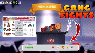 CATS PRESTIGE amp GETTING 2380 TROPHIES IN GANG FIGHTS  Crash Arena Turbo Stars [upl. by Faulkner]