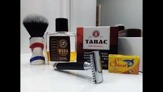 Muhle R89  Tabac soap  Bond Whisky [upl. by Oinotnanauj743]