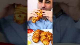 ASMR EATING CROISSANTS shorts [upl. by Willis]