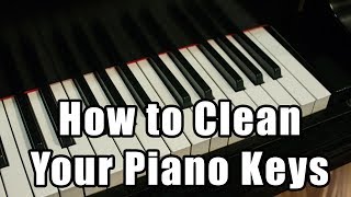 How to Clean Your Piano Keys [upl. by Etteniotnna]