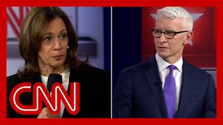 Anderson Cooper presses Harris on border wall funding [upl. by Torrance456]