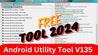 Android Utility Tool V135 Latest Version 2024  Android Utility Tool Free 2024 New Unlock tool Free [upl. by Amelita]