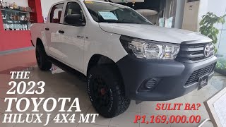 2023 TOYOTA HILUX J 4X4 MT Sulit na Pick up Vehicle [upl. by Lewls]