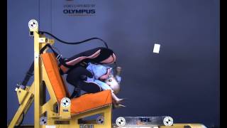 Child seat crash test video [upl. by Ennaharas]