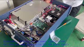 2024 how to repair raycus laser source and change power supply [upl. by Annahoj]