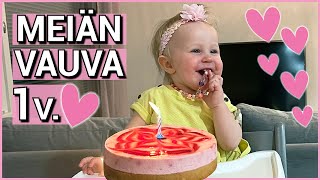 Vauvan 1v synttärit 👶🎂 [upl. by Osithe]