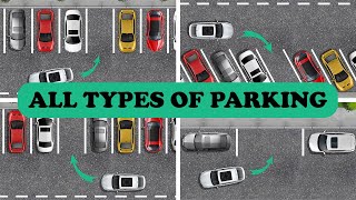 ALL TYPES of Parking in ONE Video ParallelStraightAngle Parking [upl. by Okoyk]