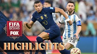 Argentina vs France Highlights  2022 FIFA World Cup Final [upl. by Nedyrb440]