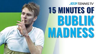 15 Minutes Of Alexander Bublik MADNESS In 2021 [upl. by Haceber561]