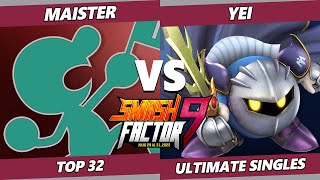 Smash Factor 9  Maister Game amp Watch Vs Yei Meta Knight Sephiroth SSBU Ultimate Tournament [upl. by Selinski695]