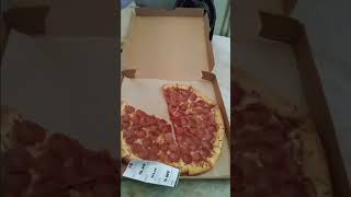 Donatos new stuff crust pepperoni pizza review donatos pizza family food vlog viral [upl. by Iat]