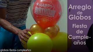 Decoracion con Globos para Fiesta de Cumpleaños [upl. by Willem]