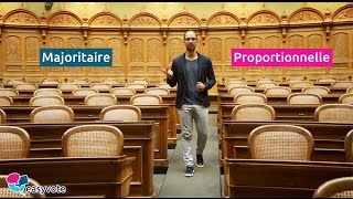 La différence entre le scrutin à la proportionnelle et à la majoritaire [upl. by Darya]