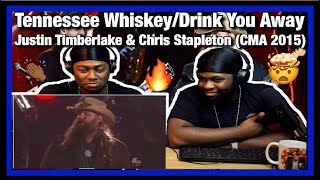 Tennessee WhiskeyDrink You Away  Justin Timberlake amp Chris Stapleton CMA 2015Brothers Reaction [upl. by Jocko]