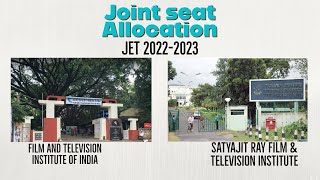 Joint Seat Allocation Procedure for FTII and SRFTI l JET 202223 [upl. by Eittol382]