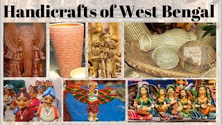 Famous Handicrafts of West Bengal  Hasta Shilpa  পশ্চিমবঙ্গের হস্তশিল্প  Indian Wood Craftsmen [upl. by Ecnerrot377]