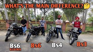 Bs3 Vs Bs4 Vs Bs6 Vs Bs6 Reborn 🏍️🔥  Whats The Main Difference🤔 Royal Enfield  Piyush Wadhwa [upl. by Malinda618]