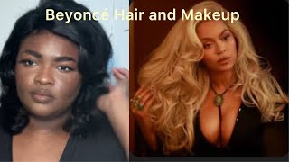 Beyoncé Super Bowl 2024 Hair and Makeup Tutorial on Brown Skin l GlamGuide [upl. by Ichabod]