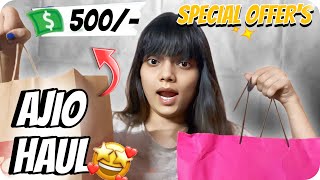 Sirf 500Rs Mai AJIO Se Shopping 😱  AJIO Shopping App  Lifestylebear13 [upl. by Fricke]