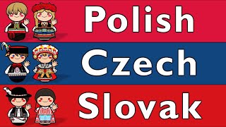 WEST SLAVIC POLISH CZECH SLOVAK [upl. by Tadeas]