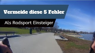 Vermeide diese 5 Einsteiger Fehler beim Radfahren  Radsport Tipps für Anfänger [upl. by Anassor]