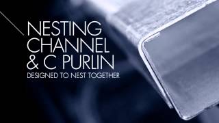 Textor Metal Industries  Nesting Channel  C Purlin [upl. by Nochur164]