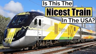 High Speed Train “The Brightline” from Miami to West Palm Beach [upl. by Kred]