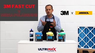 3m Fast Cut Plus Compounds vs Mirka Polarshine Review [upl. by Nosiaj303]