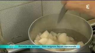 Recette de saison filet mignon à la normande [upl. by Hartley794]