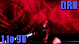 FFXIV Endwalker Dark Knight 1 to 90 Leveling Skills Guide [upl. by Susann]