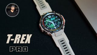 Amazfit TRex PRO  Unboxing and Review  Whats New 🔥 [upl. by Sancha855]