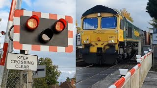 Bramley Level Crossing Hampshire [upl. by Rohpotsirhc217]