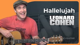 Hallelujah by Leonard Cohen  Easy Guitar Lesson [upl. by Haleelahk]