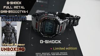 GMWB5000TVA1 GSshock Fullmetal  Limited ที่น่าจับตาที่สุด วัสดุ Titanium และการออกแบบสุดล้ำ [upl. by Eniak]