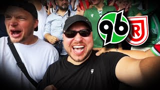 Eine HALBZEIT reicht aus🔥Hannover 96  Jahn Regensburg Stadionvlog [upl. by Ilek78]