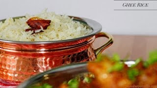 Ghee Rice Recipe  Perfect Basmati Ghee Rice Recipe [upl. by Werd]